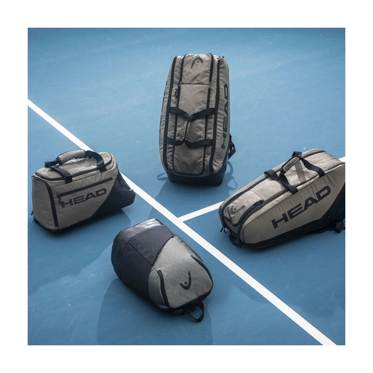 Sac De Tennis HEAD Pro X Racquet Bag 9R Thyme Black 3 Sac De Tennis HEAD Pro X Racquet Bag 9R Thyme Black – Image 3