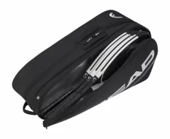 Sac De Tennis HEAD Tour Racquet Bag 9R Black White -Tennis Gear Soldes 7247947525553 tour racquet bag l bkwh no bg