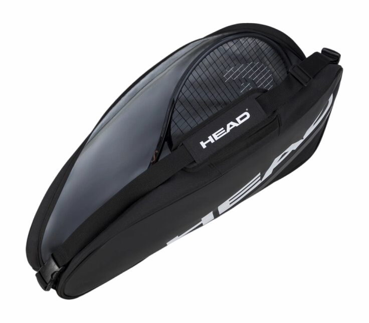 Sac De Tennis HEAD Tour Racquet Bag 3R Black White 2 Sac De Tennis HEAD Tour Racquet Bag 3R Black White – Image 2