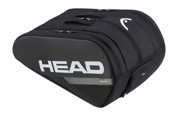 Sac De Padel HEAD Tour Padel Bag L Black White 1 Sac De Padel HEAD Tour Padel Bag L Black White