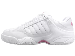 K-Swiss Chaussures De Tennis K Swiss Women Defier RS White Sachet Pink -Tennis Gear Soldes 91033 955.04