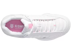 K-Swiss Chaussures De Tennis K Swiss Women Defier RS White Sachet Pink -Tennis Gear Soldes 91033 955.06