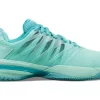 Chaussure De Tennis K-Swiss Women Ultrashot 2 White Aruba Blue Soft Neon Pink