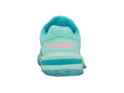 Chaussure De Tennis K-Swiss Women Ultrashot 2 White Aruba Blue Soft Neon Pink -Tennis Gear Soldes 96168 435.03