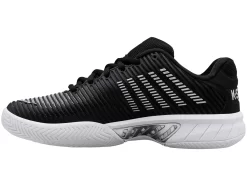 K-Swiss Chaussures De Tennis K Swiss Femme Hypercourt Express 2 Black White Silver -Tennis Gear Soldes 96613 085.04
