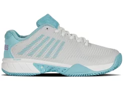 K-Swiss Chaussures De Tennis K Swiss Women Hypercourt Express 2 HB Brilliant White Angel Blue Sheer Lilac