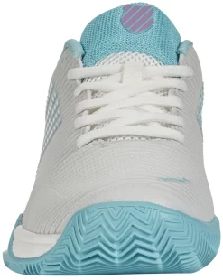 K-Swiss Chaussures De Tennis K Swiss Women Hypercourt Express 2 HB Brilliant White Angel Blue Sheer Lilac -Tennis Gear Soldes 96614 190.02