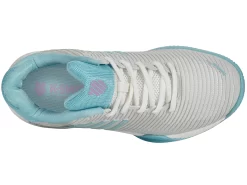 K-Swiss Chaussures De Tennis K Swiss Women Hypercourt Express 2 HB Brilliant White Angel Blue Sheer Lilac -Tennis Gear Soldes 96614 190.06