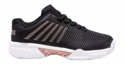 K-Swiss Chaussures De Tennis K Swiss Women Hypercourt Express 2 HB Black White Rose Gold