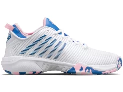 K-Swiss Chaussures De Tennis K Swiss Women Hypercourt Supreme White Star Sapphire Orchid Pink