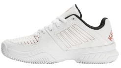 K-Swiss Chaussures De Tennis K Swiss Women Court Express HB White Black Rose Gold -Tennis Gear Soldes 96750 196.04