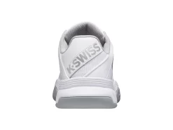 K-Swiss Chaussure De Tennis K Swiss Women Court Express Carpet White High Rise Silver -Tennis Gear Soldes 96934 150.03