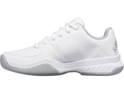 K-Swiss Chaussure De Tennis K Swiss Women Court Express Carpet White High Rise Silver -Tennis Gear Soldes 96934 150.04