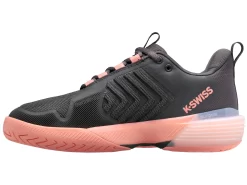 K-Swiss Chaussures De Tennis K Swiss Women Ultrashot 3 Asphalt Peach Amber White -Tennis Gear Soldes 96988 007.04