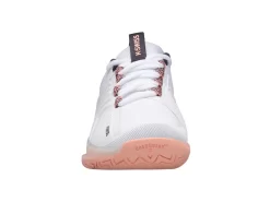 K-Swiss Chaussure De Tennis K Swiss Ultrashot 3 White Peach Nectar Graystone -Tennis Gear Soldes 96988 172.02