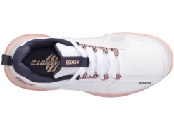 K-Swiss Chaussure De Tennis K Swiss Ultrashot 3 White Peach Nectar Graystone -Tennis Gear Soldes 96988 172.06