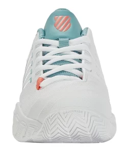 K-Swiss Chaussures De Tennis K Swiss Women Bigshot Light 4 White Niles Desert Flower -Tennis Gear Soldes 96989 109.02