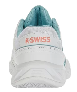 K-Swiss Chaussures De Tennis K Swiss Women Bigshot Light 4 White Niles Desert Flower -Tennis Gear Soldes 96989 109.03