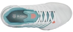 K-Swiss Chaussures De Tennis K Swiss Women Bigshot Light 4 White Niles Desert Flower -Tennis Gear Soldes 96989 109.06