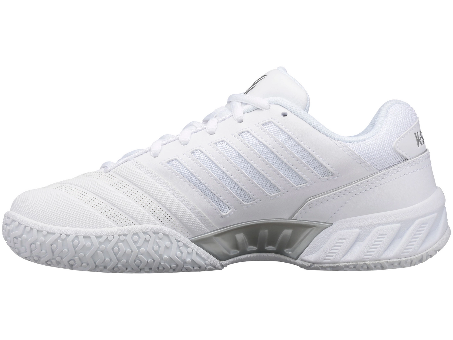 K-Swiss Chaussure De Tennis K Swiss Bigshot Light 4 Omni White High Rise Silver 5 K-Swiss Chaussure De Tennis K Swiss Bigshot Light 4 Omni White High Rise Silver – Image 5