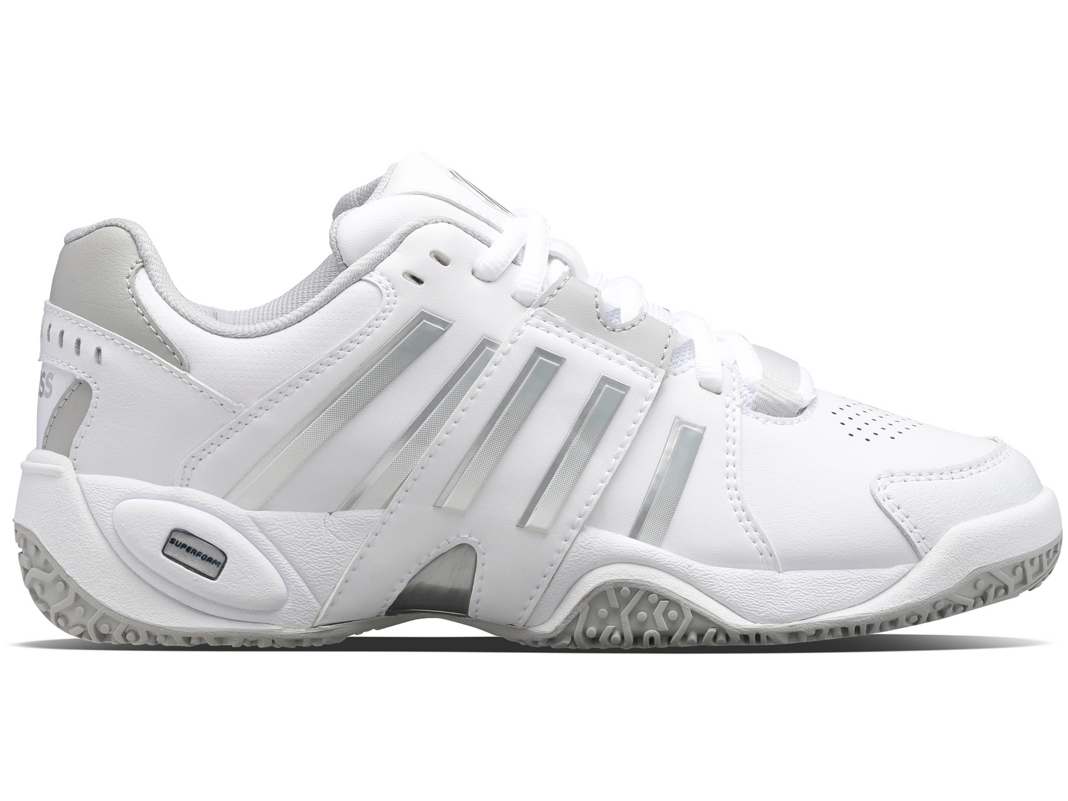 K-Swiss Chaussures De Tennis K Swiss Women Accomplish IV Omni White Vapor Blue Silver 1 K-Swiss Chaussures De Tennis K Swiss Women Accomplish IV Omni White Vapor Blue Silver