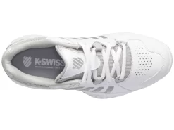 K-Swiss Chaussures De Tennis K Swiss Women Receiver V White Vapor Blue Silver -Tennis Gear Soldes 97393 974.06