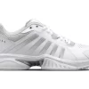 K-Swiss Chaussures De Tennis K Swiss Women Receiver V Omni White Vapor Blue Silver