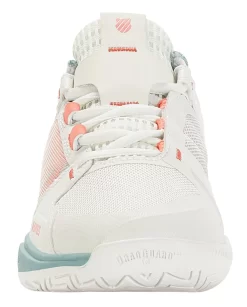 K-Swiss Chaussures De Tennis K Swiss Women Ultrashot Team Blanc Nile Desert Flower -Tennis Gear Soldes 97395 143.02