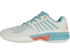 K-Swiss Chaussures De Tennis K Swiss Women Express Light 3 Blanc Nile Desert Flower 9 K-Swiss Chaussures De Tennis K Swiss Women Express Light 3 Blanc Nile Desert Flower -Tennis Gear Soldes 98562143m 98562 143.04