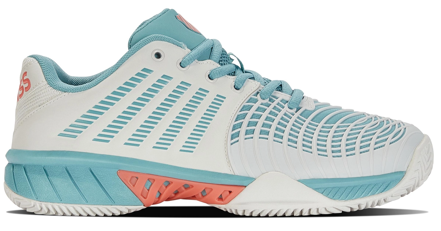 K-Swiss Chaussures De Tennis K Swiss Women Express Light 3 HB Blanc Nile Desert Flower 1 K-Swiss Chaussures De Tennis K Swiss Women Express Light 3 HB Blanc Nile Desert Flower