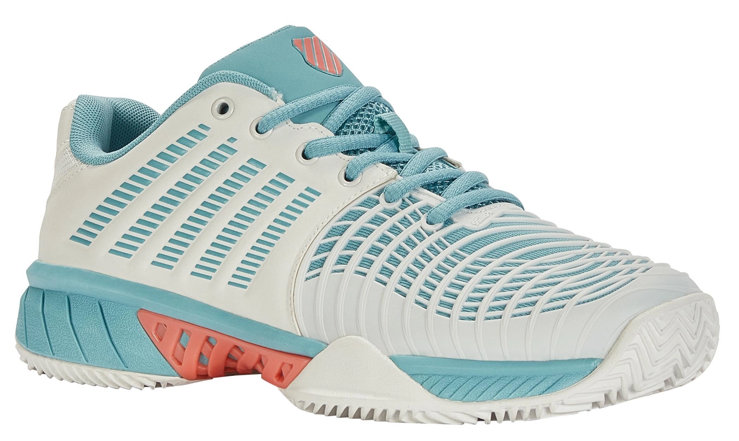 K-Swiss Chaussures De Tennis K Swiss Women Express Light 3 HB Blanc Nile Desert Flower 2 K-Swiss Chaussures De Tennis K Swiss Women Express Light 3 HB Blanc Nile Desert Flower – Image 2