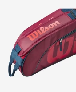 Sac De Tennis Wilson Junior 3 Pack Red Infrared -Tennis Gear Soldes wr8023903 86c777c427622fc08d36bd776cd82d8c